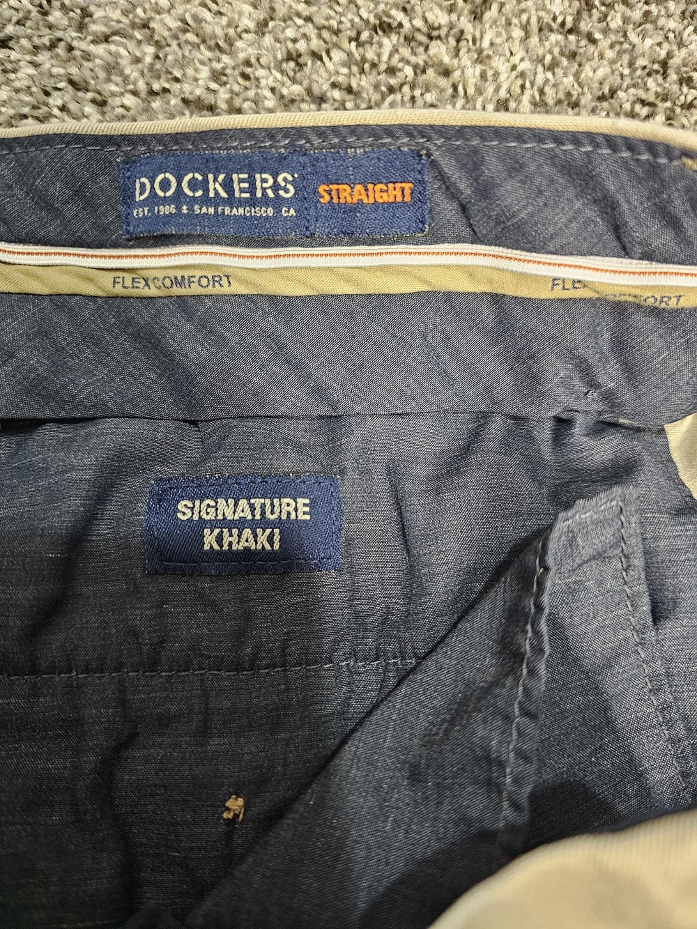 Dockers Men's Classic Beige Chino Pants Size 36x30
